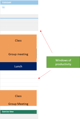 Calendar, stacking meetings, owning