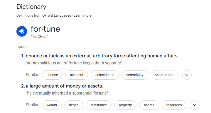 Fortune – A Learning a Day
